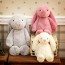 MUNCHKIN - Rabbit Cut Plush Soft Toys White